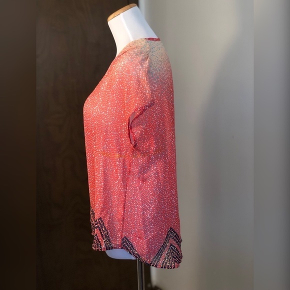 COPY - Colorful geometric RENEEC. Blouse - Picture 2 of 5